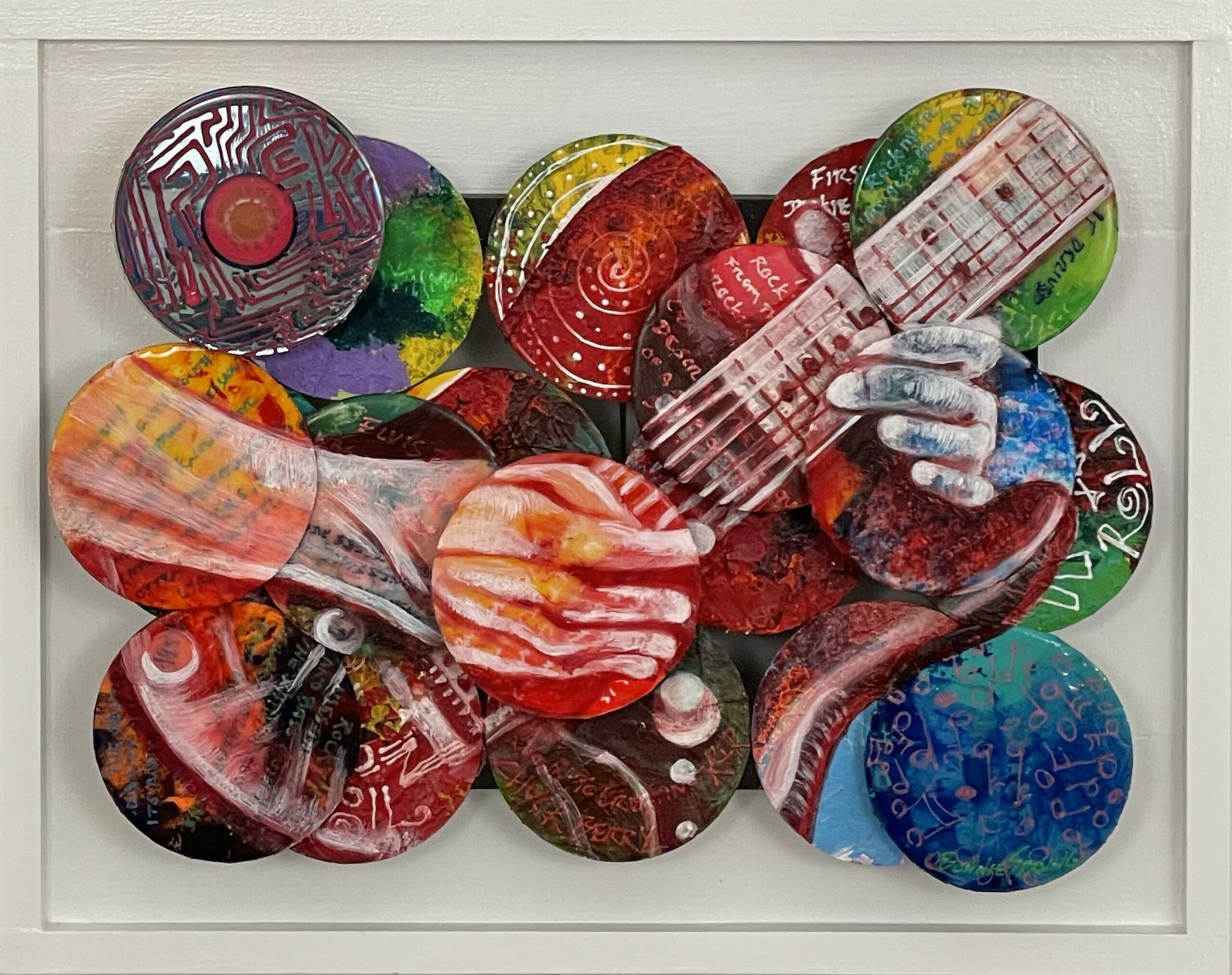 3D art titled "Rock" by Bonnie Sprung