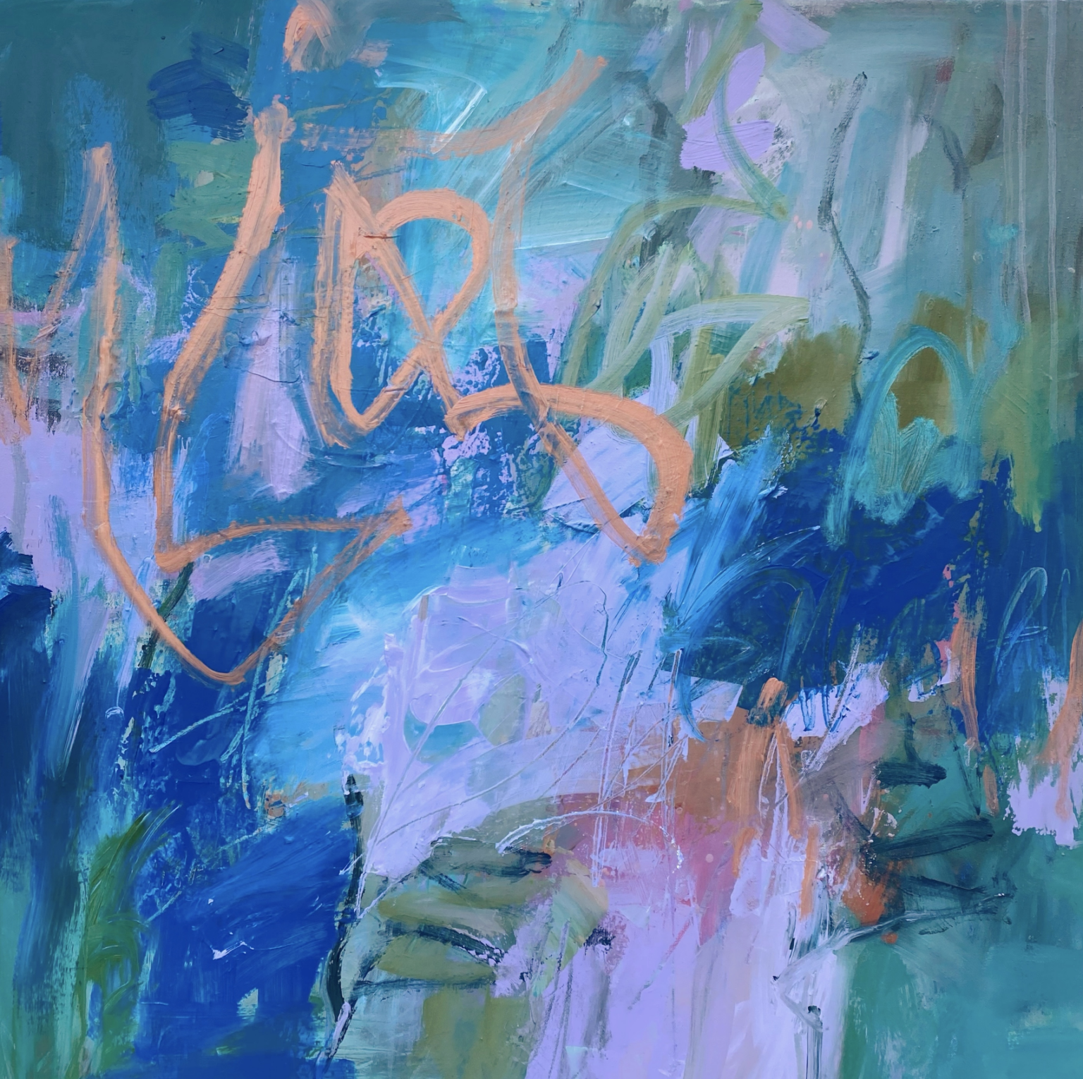 Art Gallery near Hendersonville, Art on 7th displays Michelle Mara's Riding the Wave