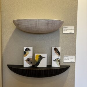 SHELF, oval, off white