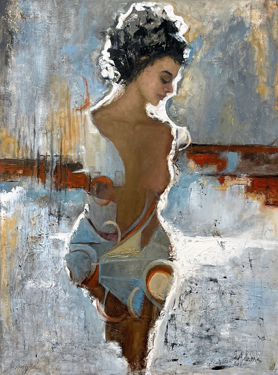 WOMAN IN BLUE