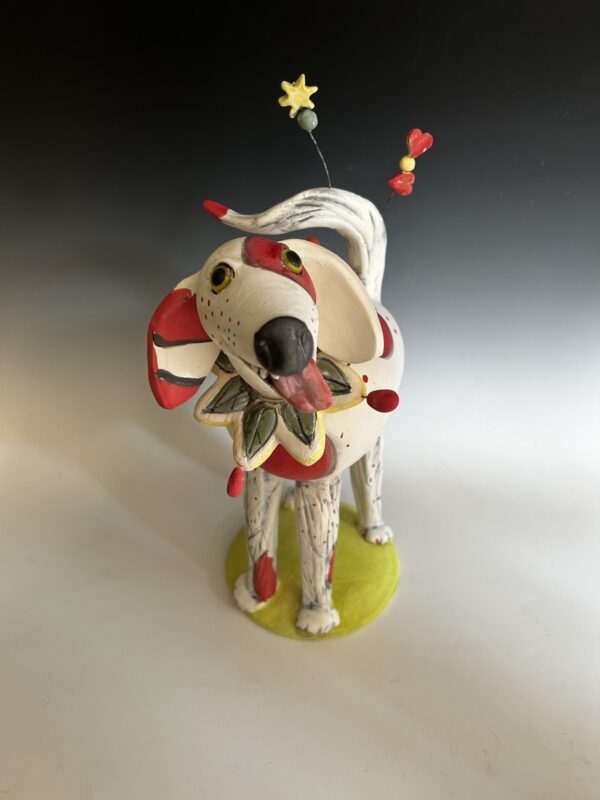 CHARMED RED SPOTTED DOG