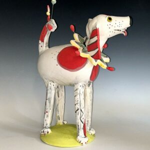 CHARMED RED SPOTTED DOG