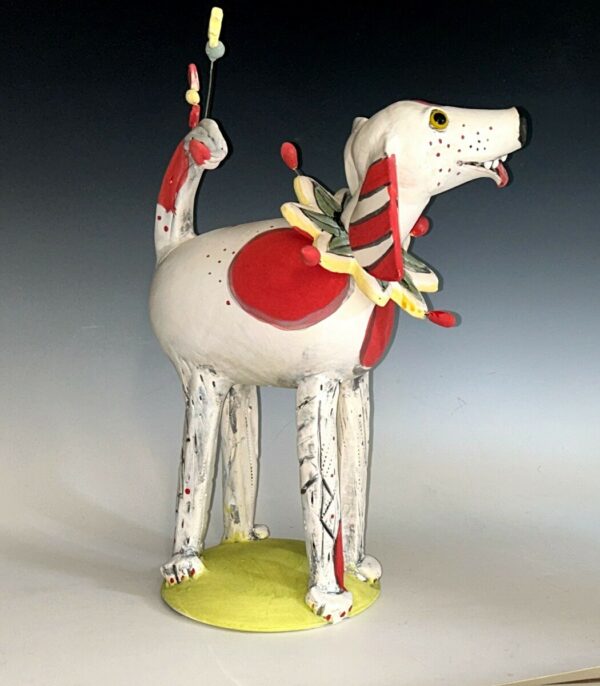 CHARMED RED SPOTTED DOG