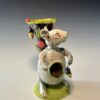 WHITE SQUIRREL TREE VASE