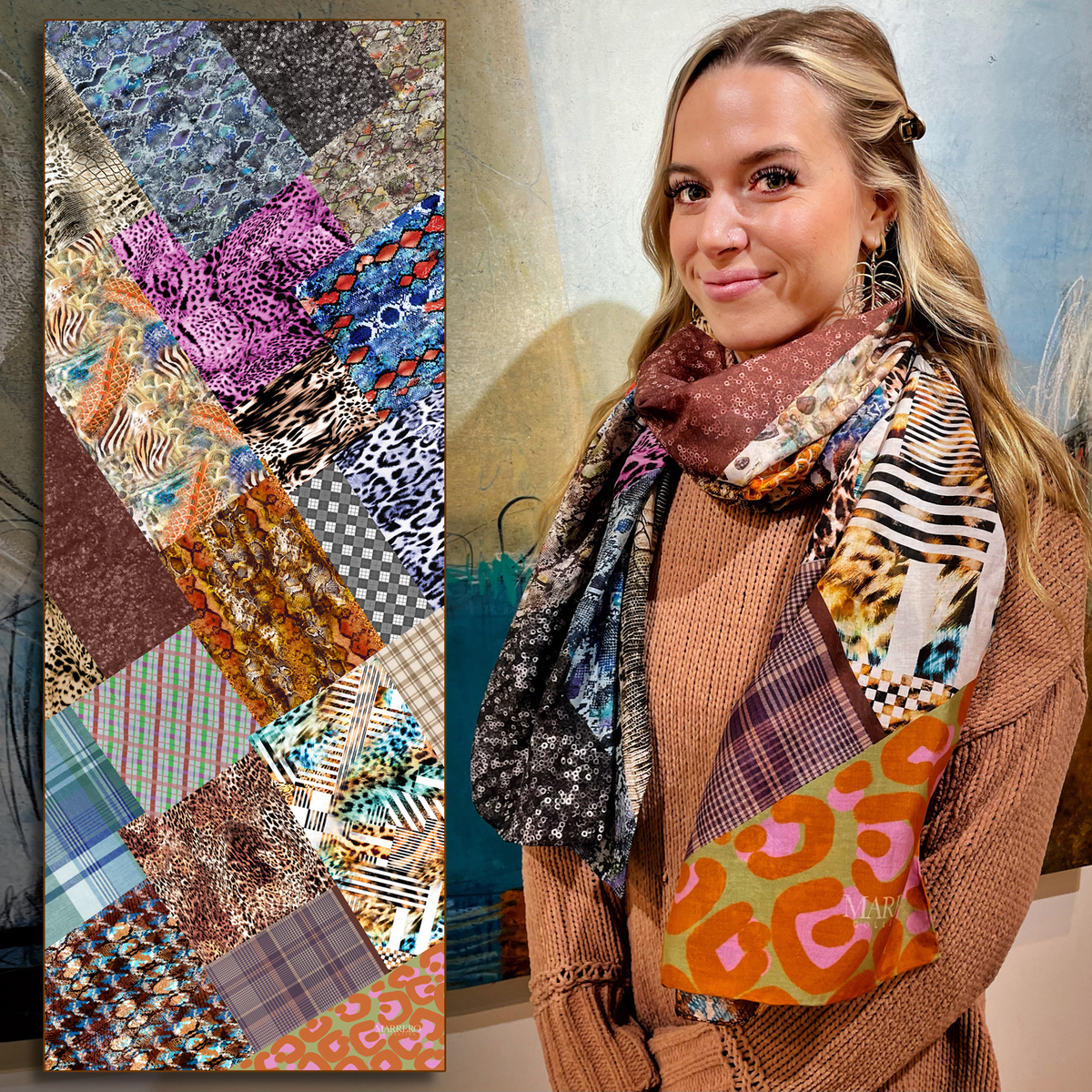 SILK SCARVES OBLONG