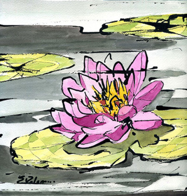 LOTUS IN FUSCHIA