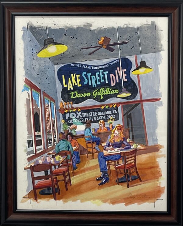 "LAKE STREET DIVE" ORIGINAL CONCERT POSTER