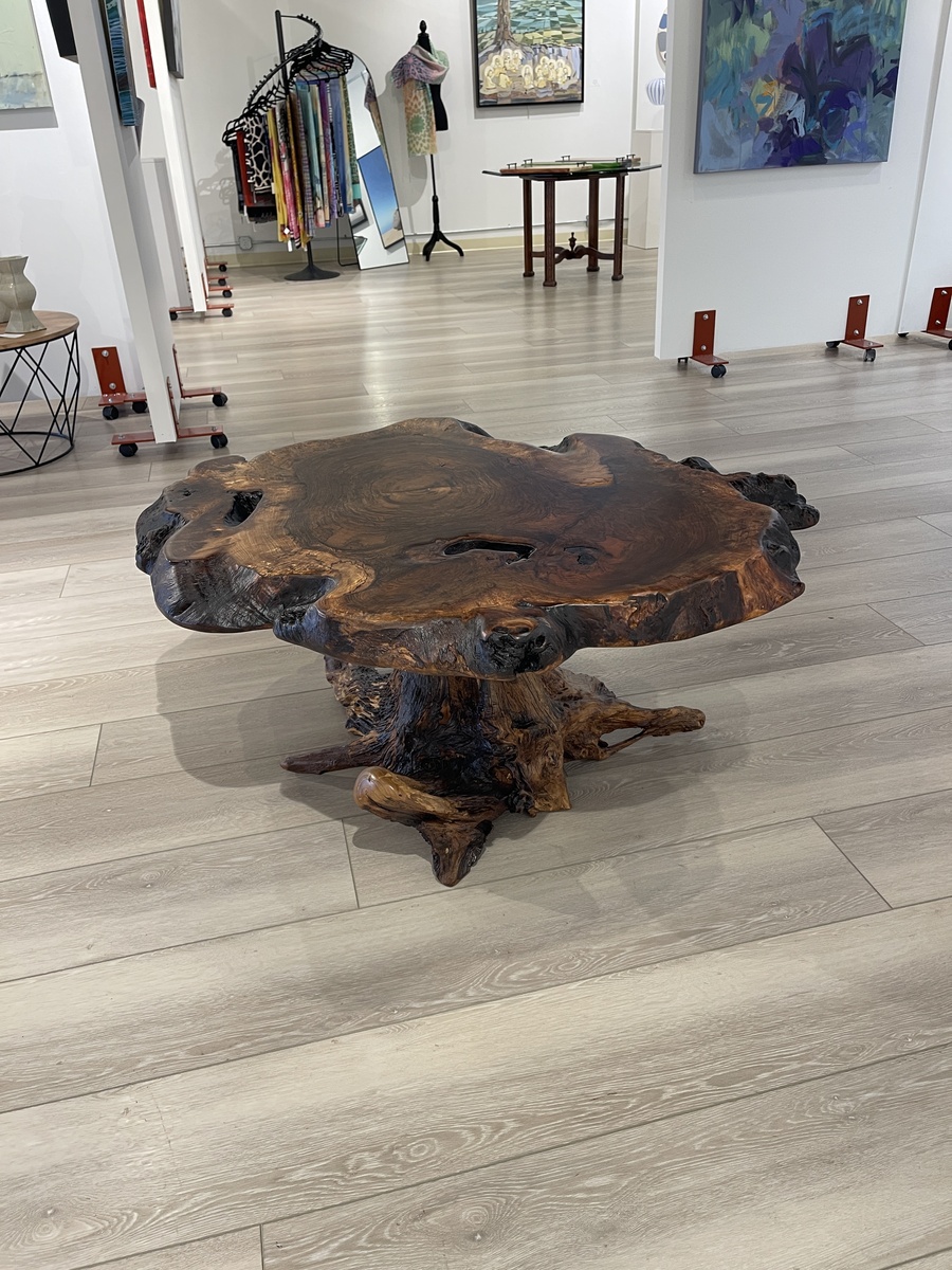 CLARO WALNUT BURL COFFEE TABLE