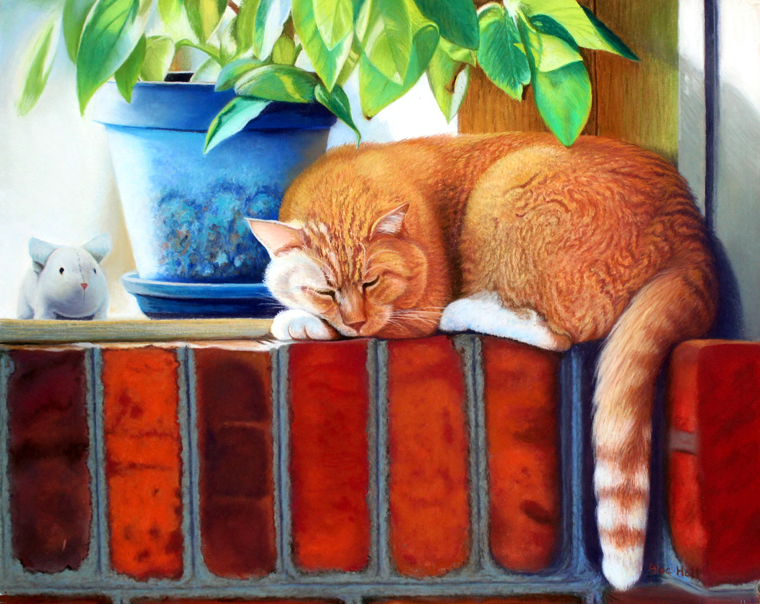 Catnapping with a Friend ART IN BLOOM
